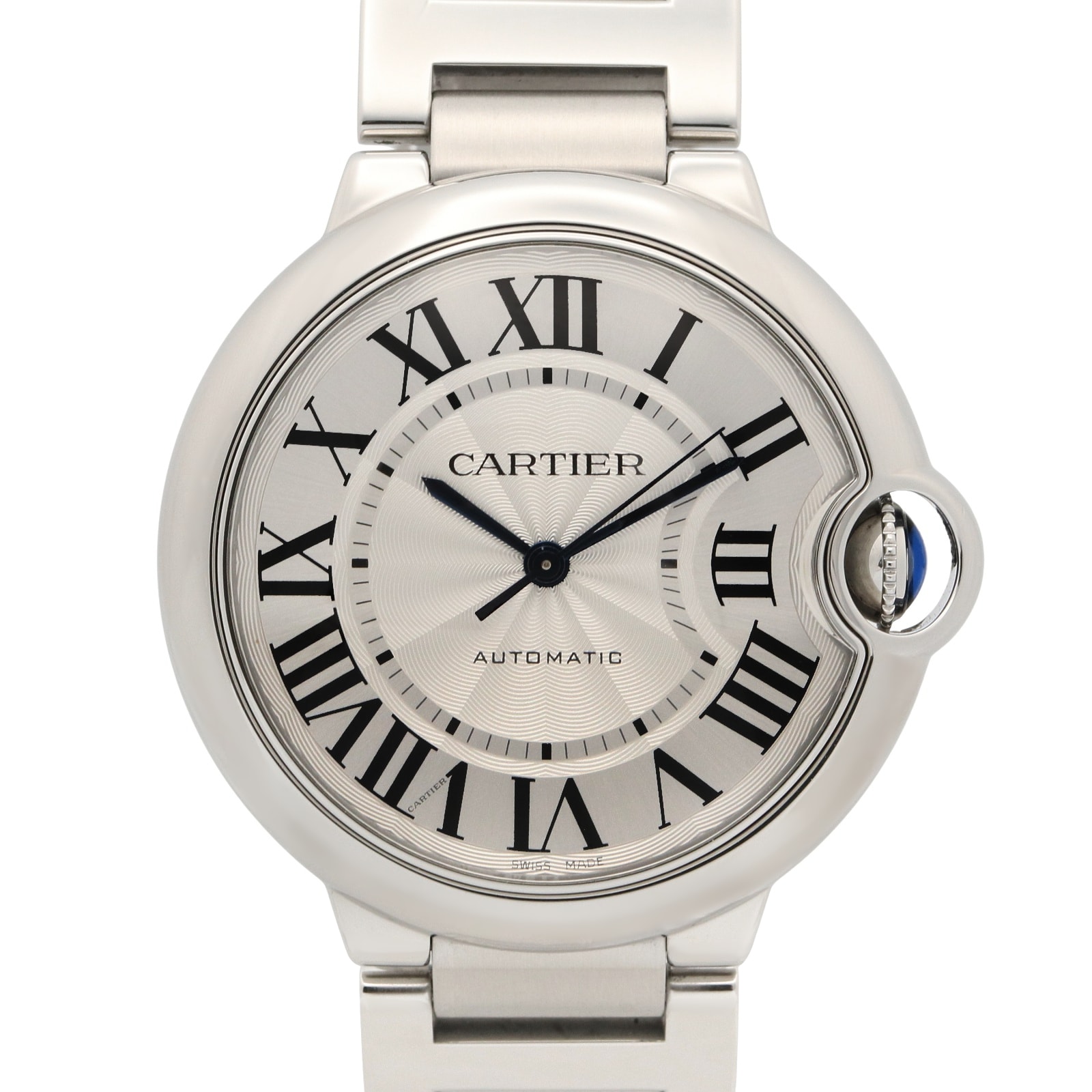 カルティエ CARTIER バロンブルー ドゥ カルティエ ボーイズ 腕時計 時計 ステンレススチール ボーイズ シルバー系 WSBB0048 【中古】