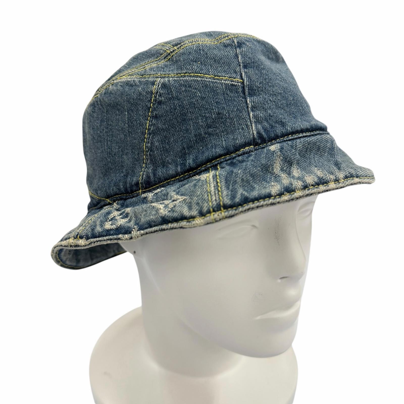 美品 ルイヴィトン ハット インディゴ レディース MP2734