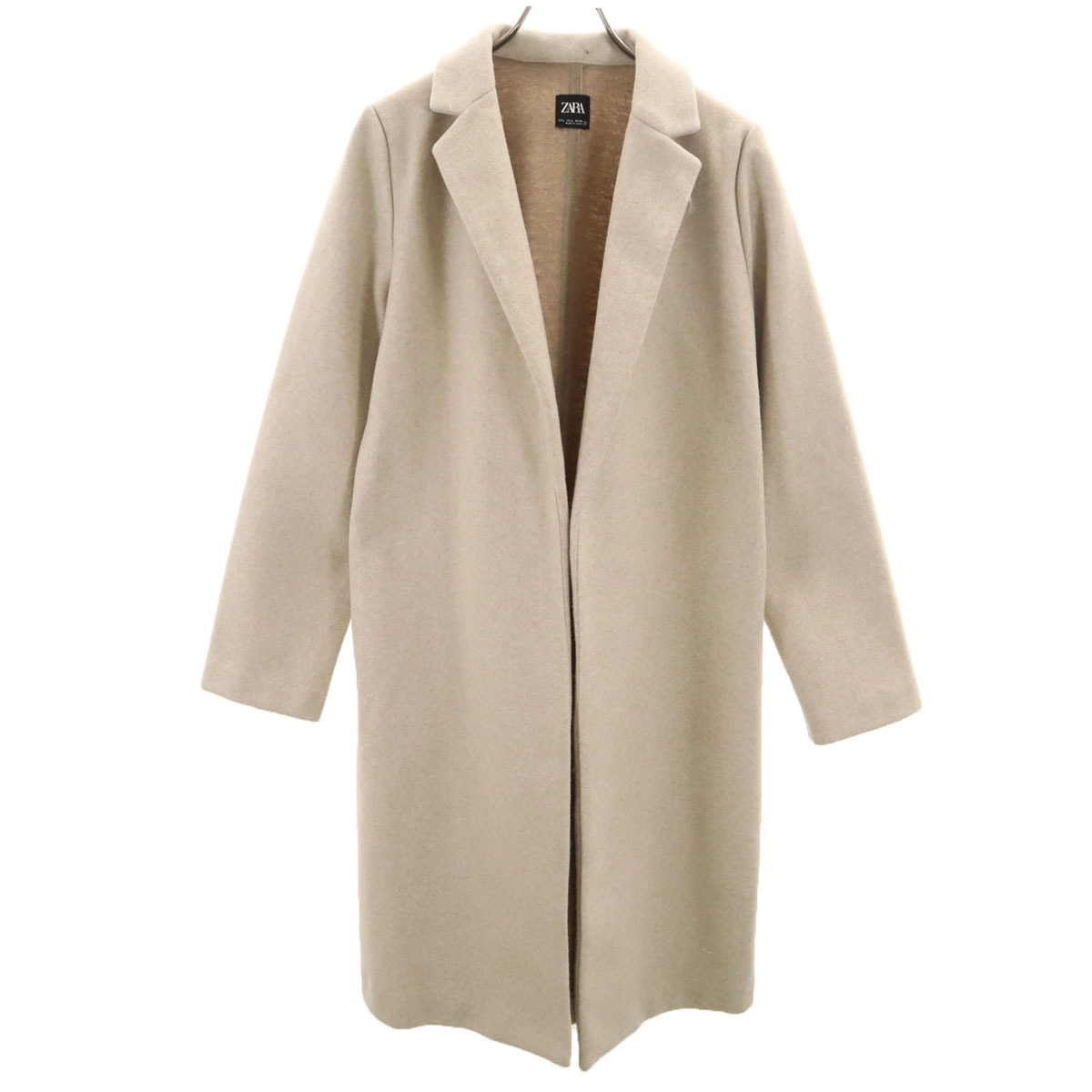 ZARA ザラ ロングコート L ベージュ系
