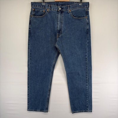 古着 リーバイス Levi's デニム パンツ ストレート 505 ジーンズ ジーパン ジッパーフライ 5ポケ w38 L30 ブルー系 メンズ