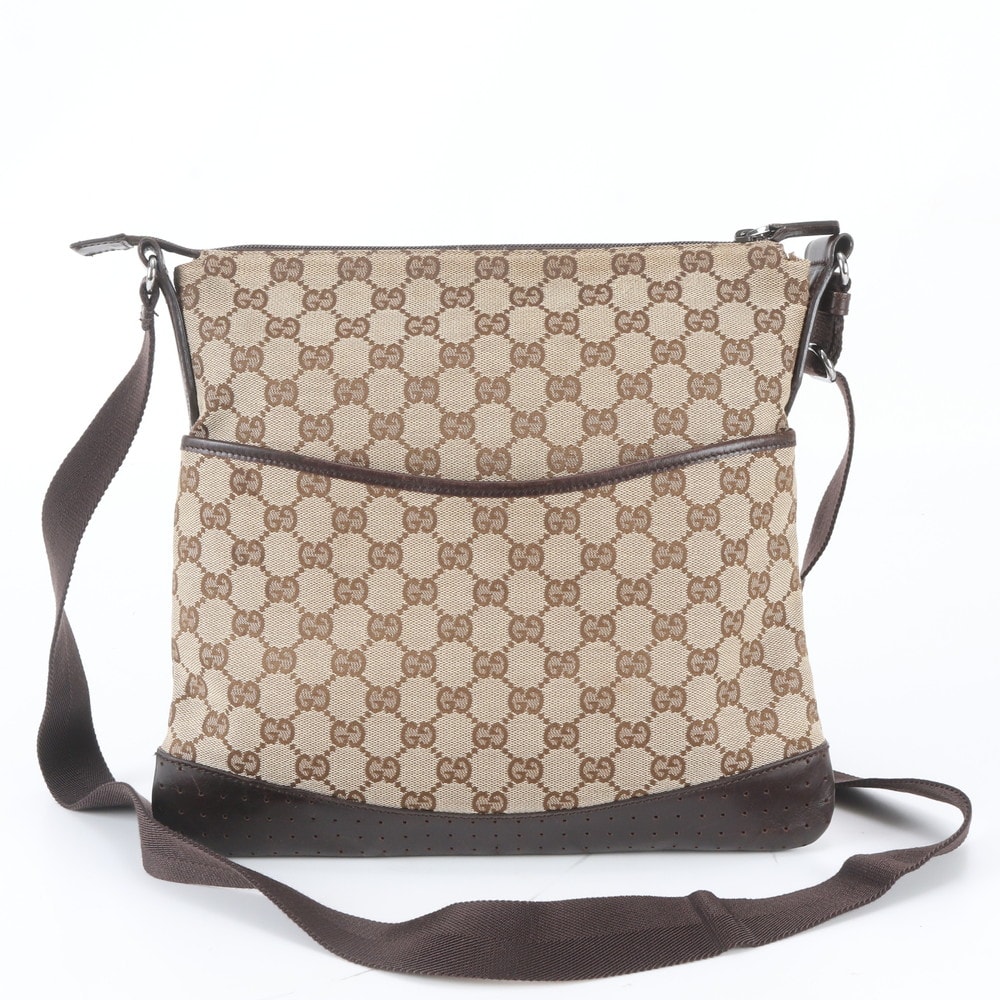 ■美品 グッチ GGキャンバス 145857 ショルダーバッグ