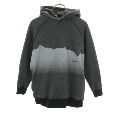NANGA ナンガ 長袖 スウェットパーカー S チャコールグレー