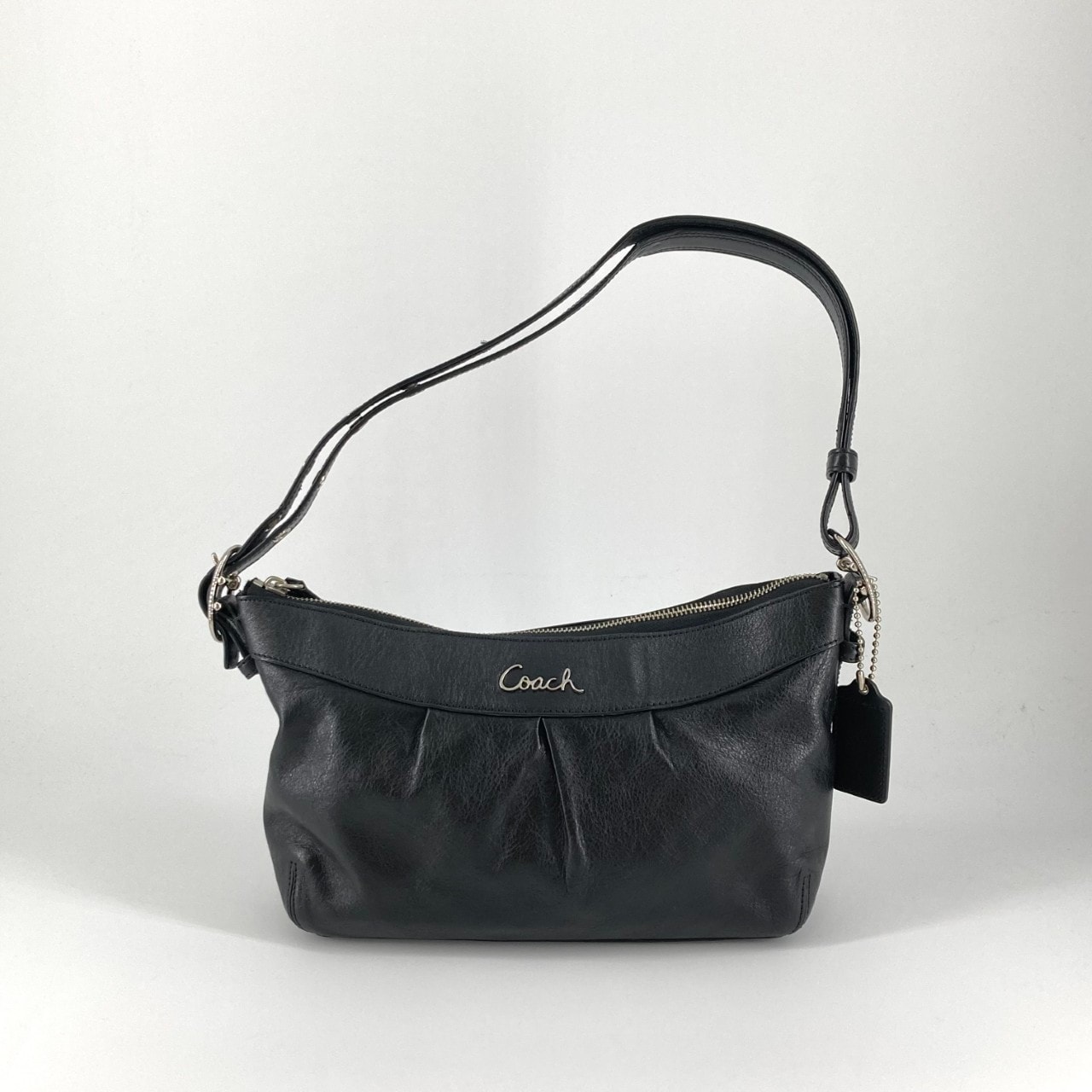 COACH(コーチ) アシュリー レザー ホーボー F15512 ショルダーバッグ ブラック