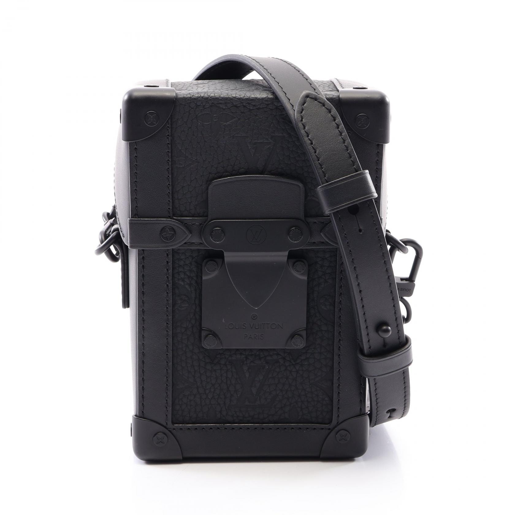 ルイ・ヴィトン LOUIS VUITTON ヴェルティカルトランク ウェアラブルウォレット ショルダーバッグ バッグ レザー モノグラム・トリヨンレザー ノワール メンズ ブラック系 M82070 【中古】