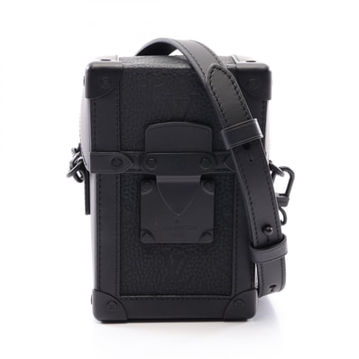 ルイ・ヴィトン LOUIS VUITTON ヴェルティカルトランク ウェアラブルウォレット ショルダーバッグ バッグ レザー モノグラム・トリヨンレザー ノワール メンズ ブラック系 M82070 【中古】