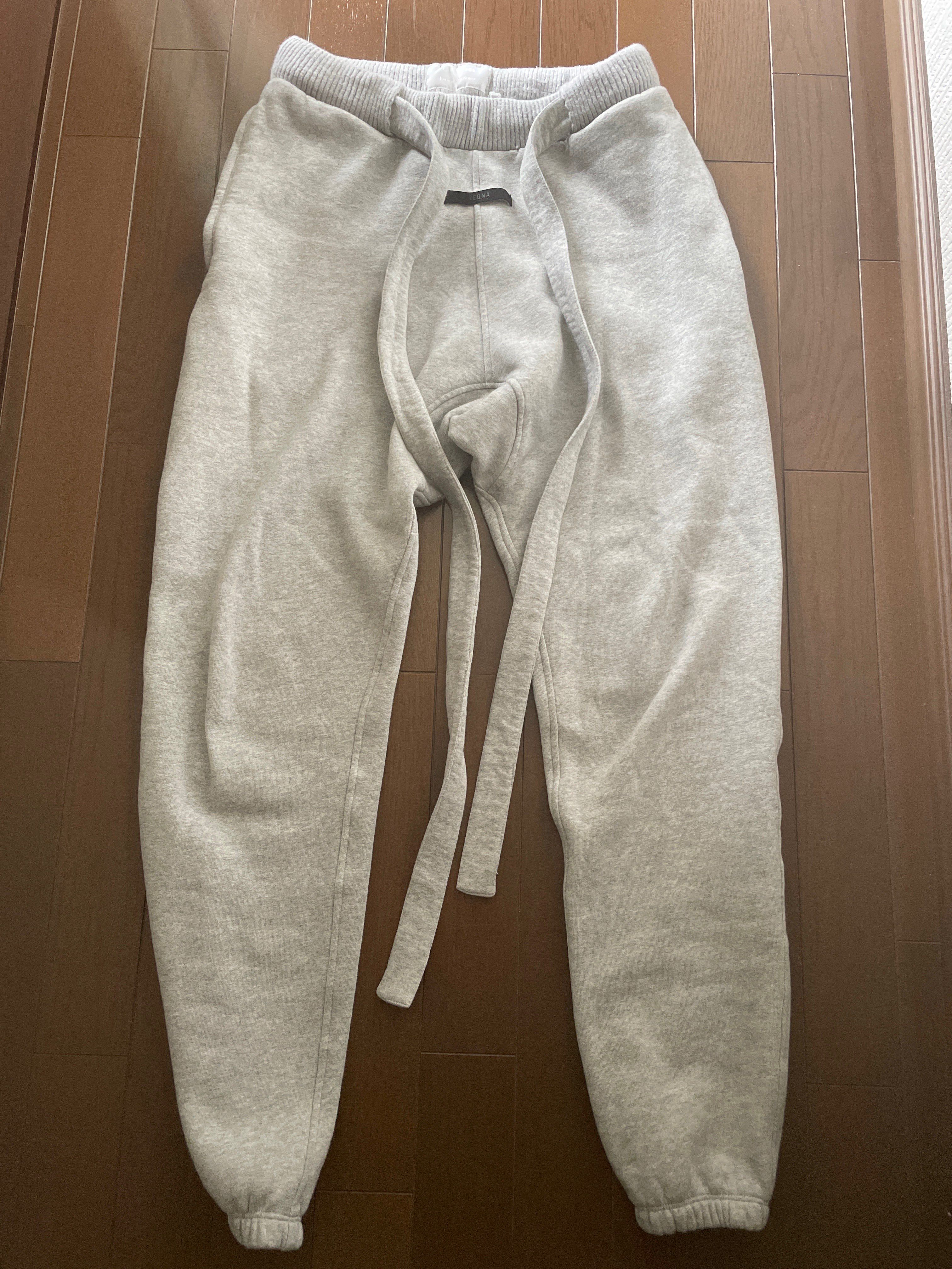 FEAR OF GOD / Ermenegildo Zegna Cotton Blend Sweatpants "Grey"