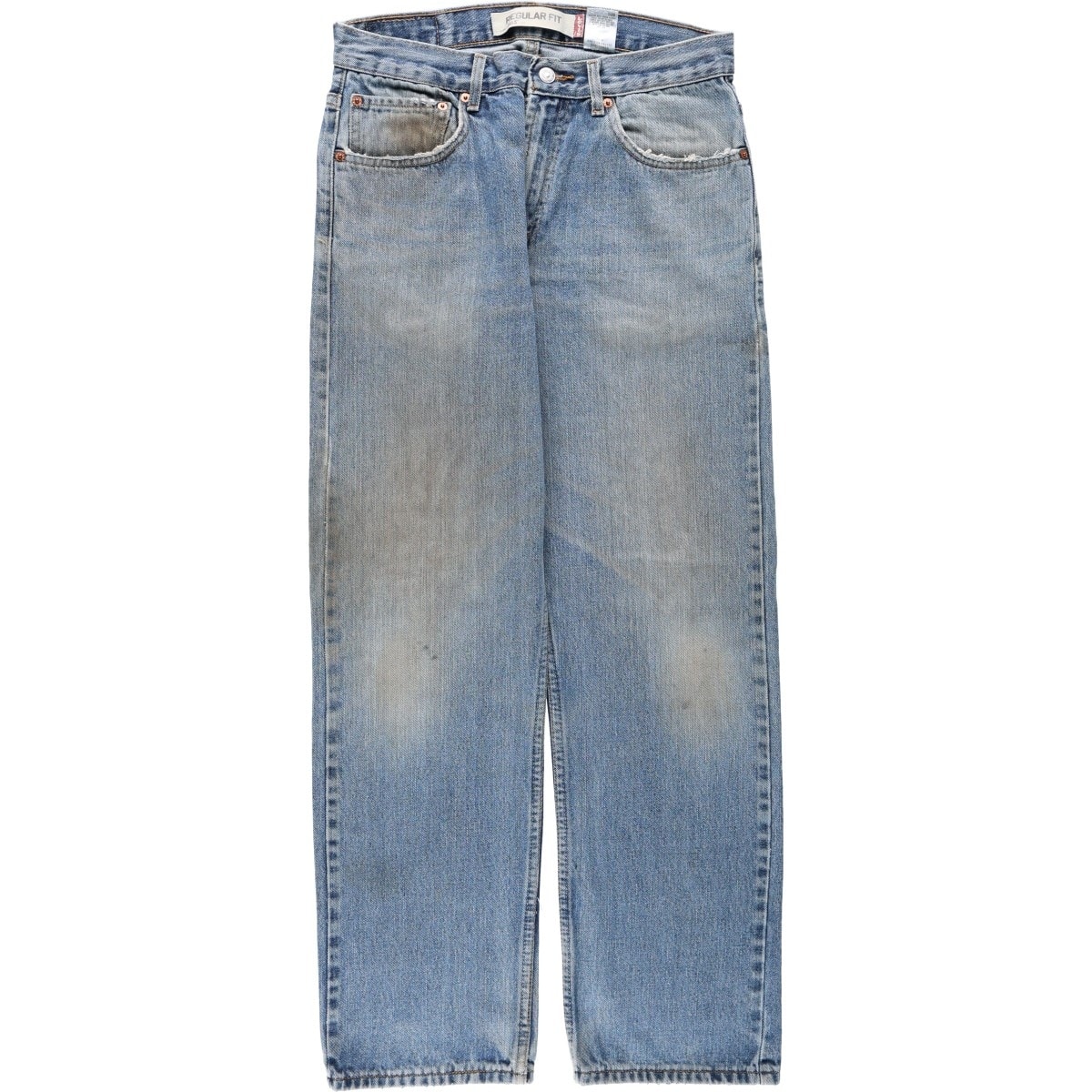 古着 リーバイス Levi's 505 REGULAR FIT テーパードデニムパンツ メンズw32相当/eaa666032