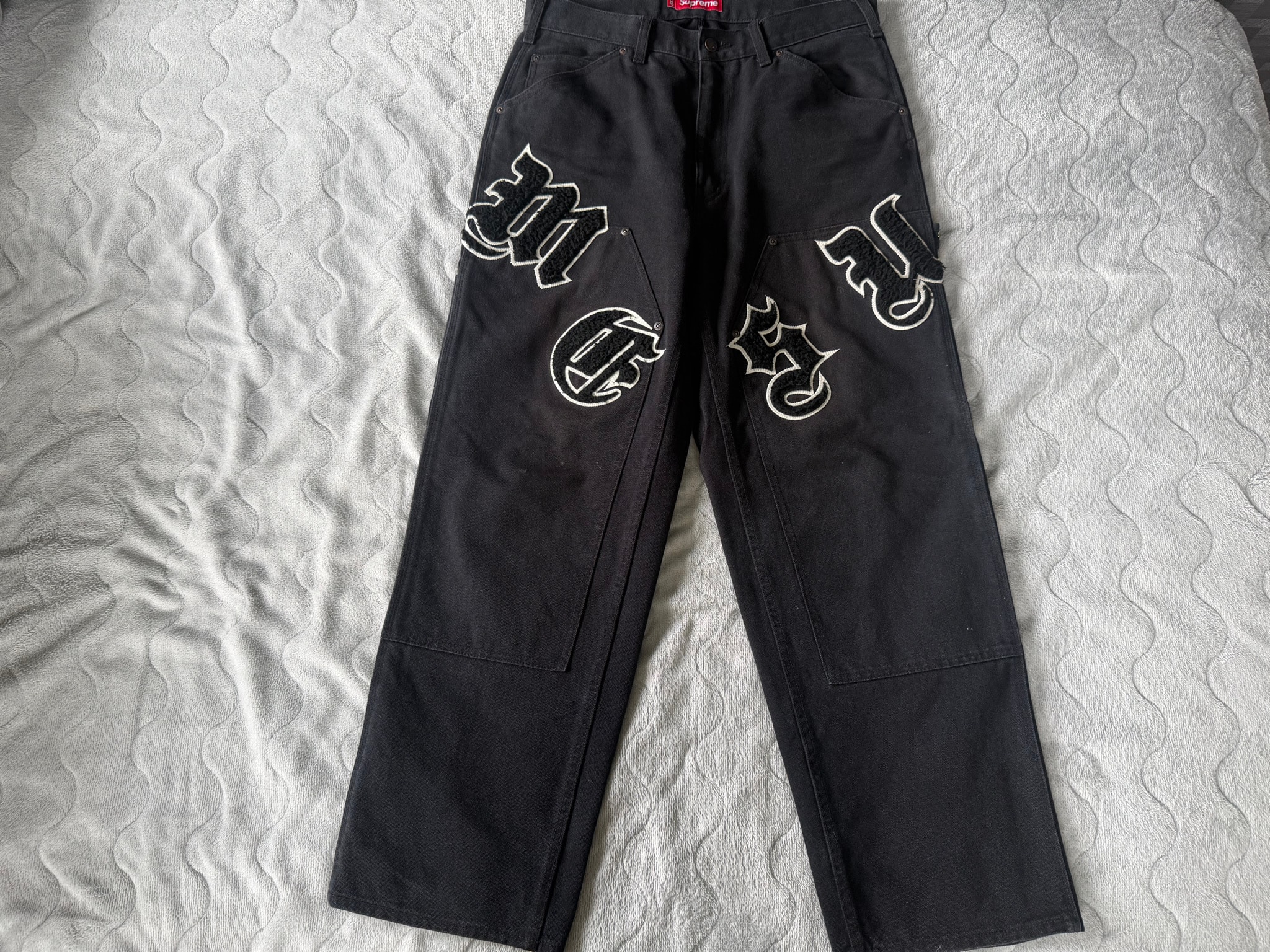 Supreme Old English Canvas Double Knee Painter Pant 
