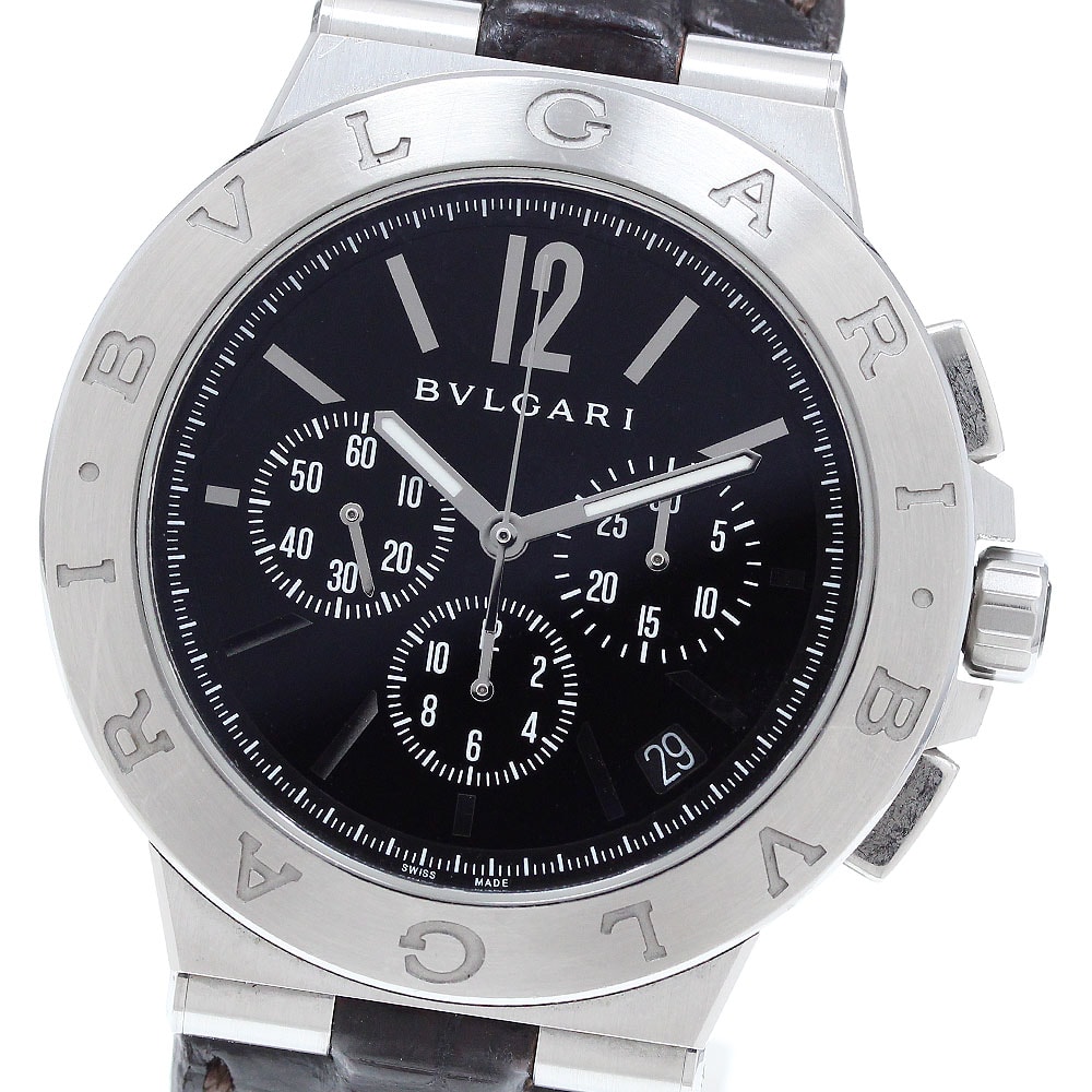 ブルガリ ディアゴノ ヴェロチッシモ DG41SCH メンズ 【中古】