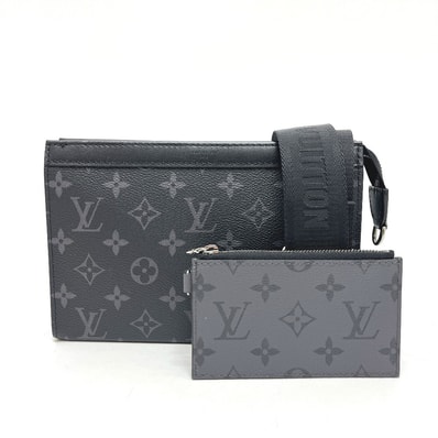 ルイヴィトン LOUIS VUITTON ガストン・ウェアラブル ウォレット M81124 カバン バッグ ショルダーバッグ モノグラムエクリプスキャンバス ブラック 新品