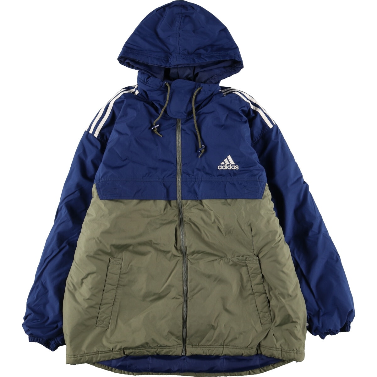 古着 90年代 アディダス adidas 中綿パーカー パファージャケット メンズL相当 ヴィンテージ /eaa507243 【中古】 【241215】/eaa507243