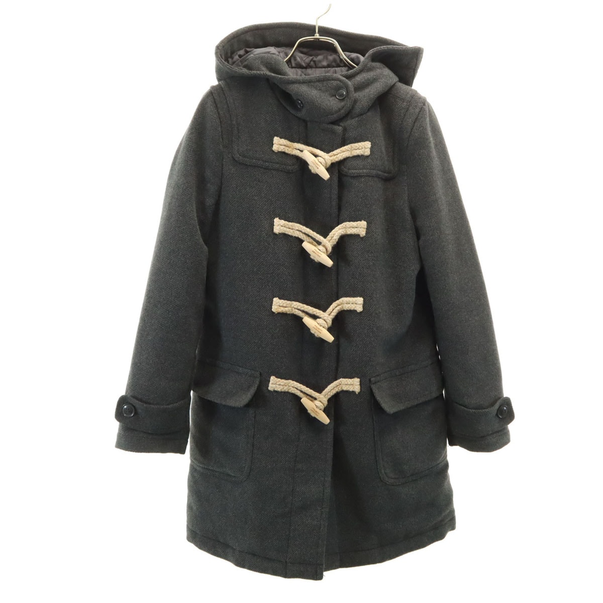 MOUSSY マウジー ダッフルコート 1 チャコールグレー 中綿