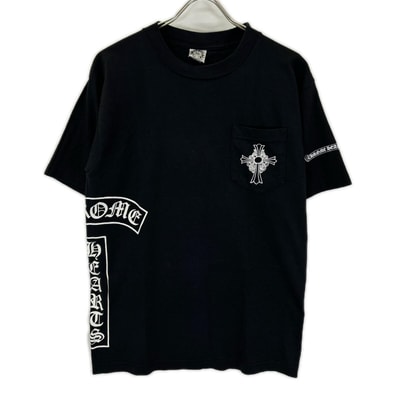 クロムハーツ OLD クロムハーツ CHクロスTシャツ コットンブラック S