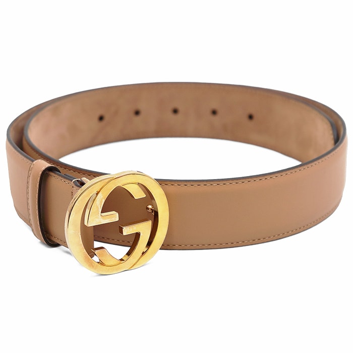 C (やや傷や汚れあり)】【SALE】GUCCI グッチ レザーベルト サイズ 85