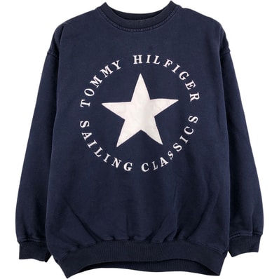 古着 トミーヒルフィガー TOMMY HILFIGER ロゴスウェットシャツ トレーナー メンズM相当/eaa597494