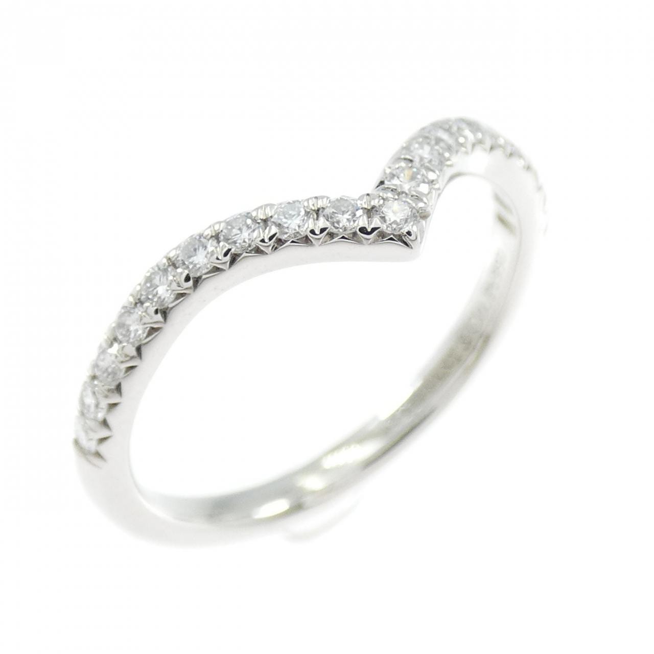 ティファニー ソレスト Vバンド リング