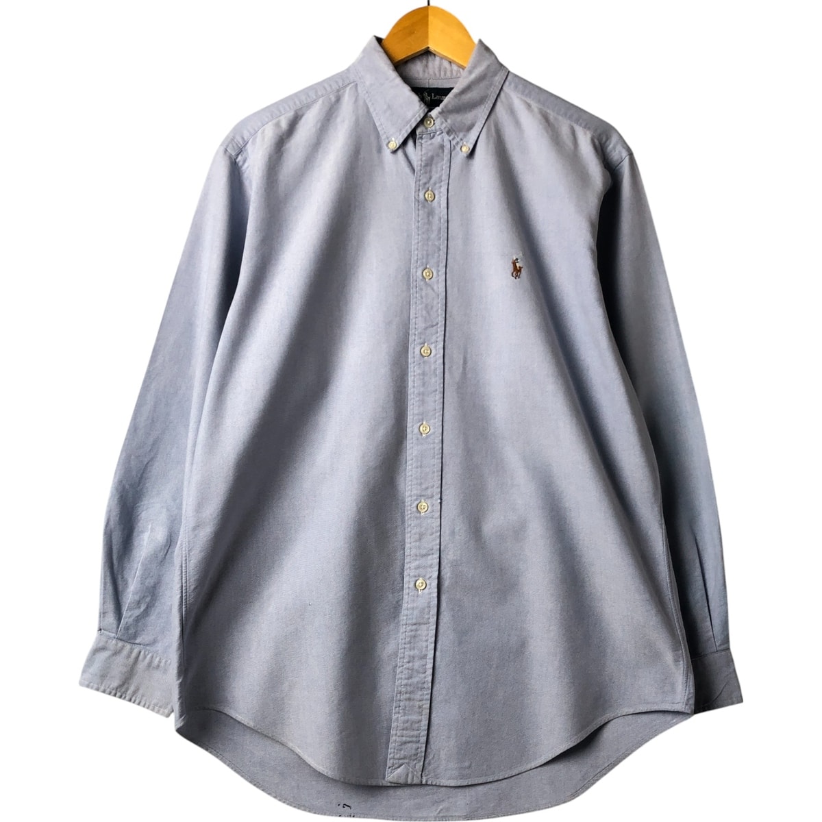 古着 ラルフローレン Ralph Lauren YARMOUTH 長袖 ボタンダウンシャツ メンズM相当/eaa567222