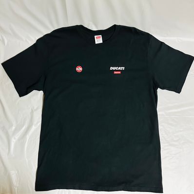 Supreme x Ducati Logos Tee "Black"
