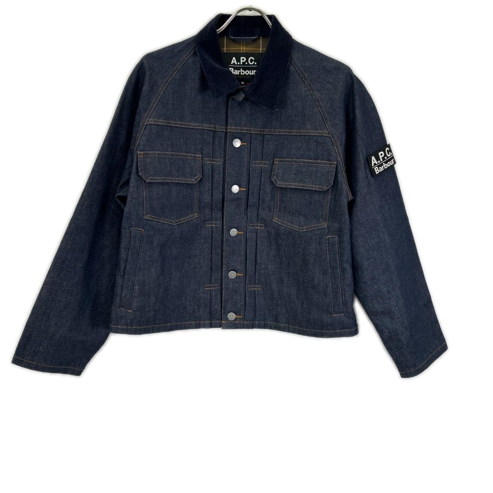 バブアー ×A.P.C. 251MCAS173 インディゴ SPEY スペイ デニムジャケット S