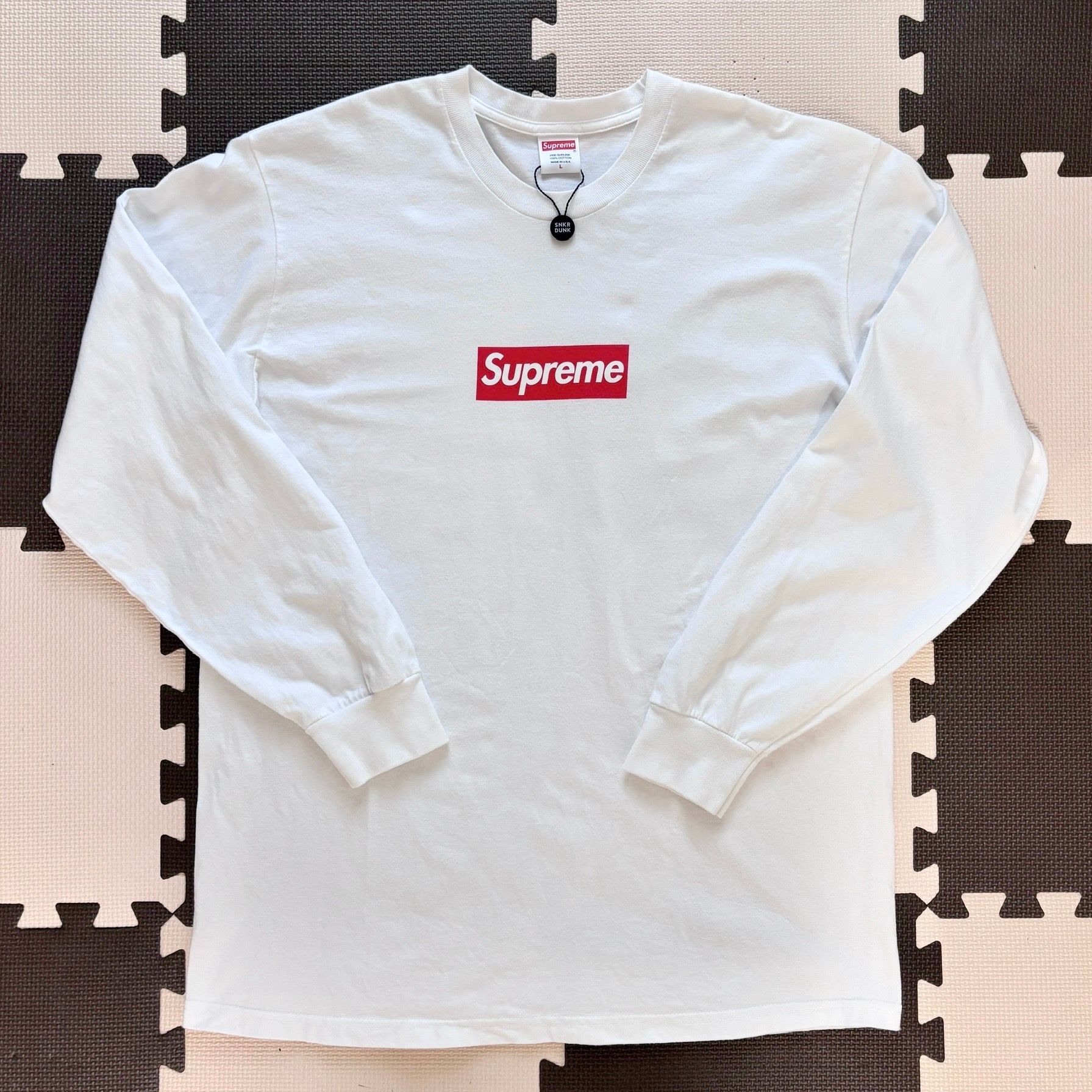 Supreme Box Logo L/S Tee "White"
