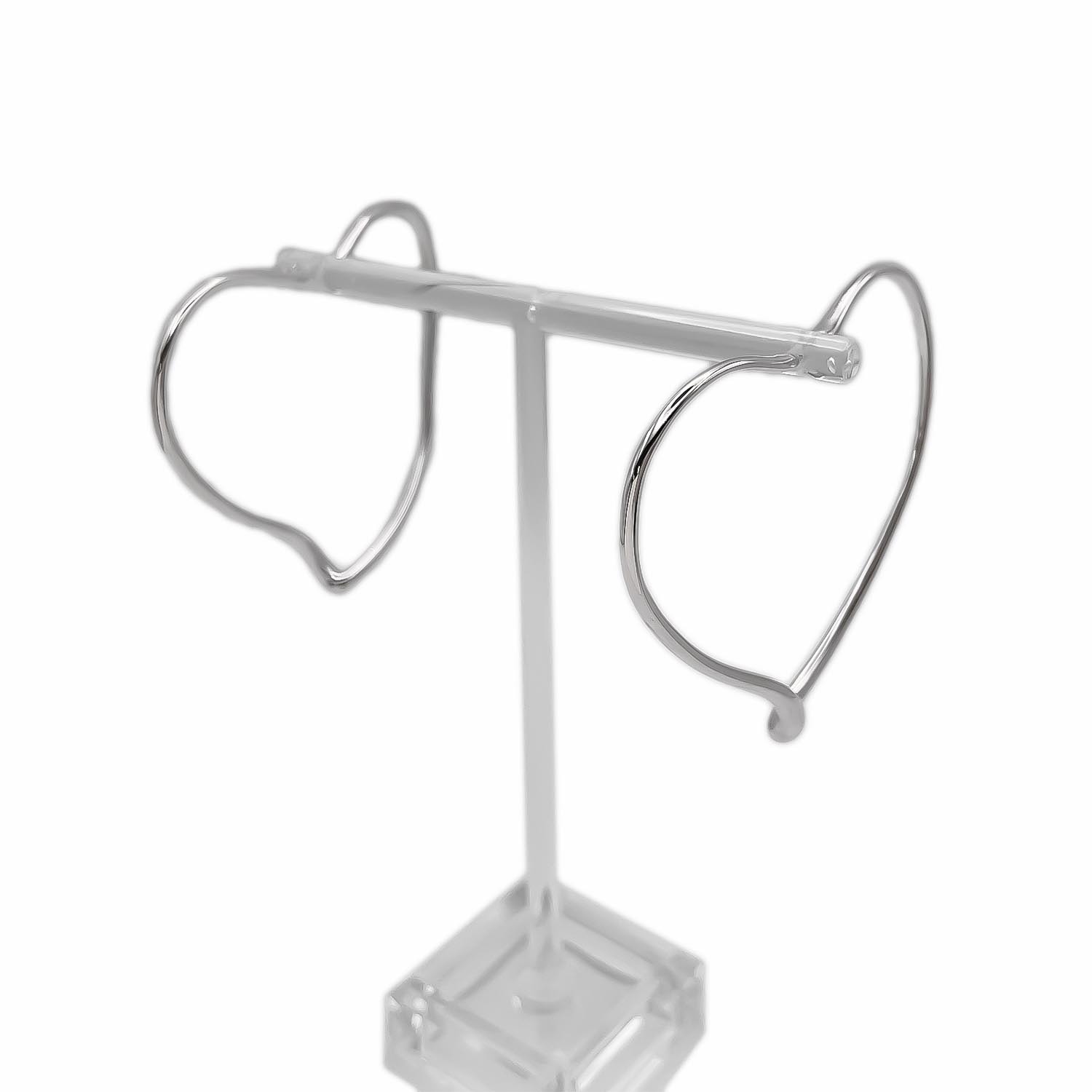 TIFFANY&Co. ティファニー オープンハート ピアス
 ラージ SV925 シルバー 新品仕上済 レディース
 【中古】