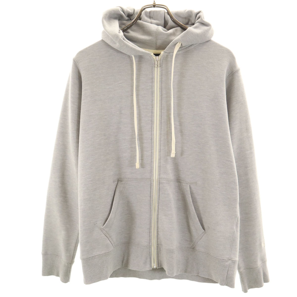 THE NORTH FACE ノースフェイス 長袖 コーデュラ スウェット ジップパーカー M グレー NT11753 アウトドア