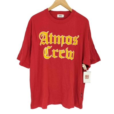 Flocky Print T-shirt RED フロッキー プリント Tシャツ【1143427366805】