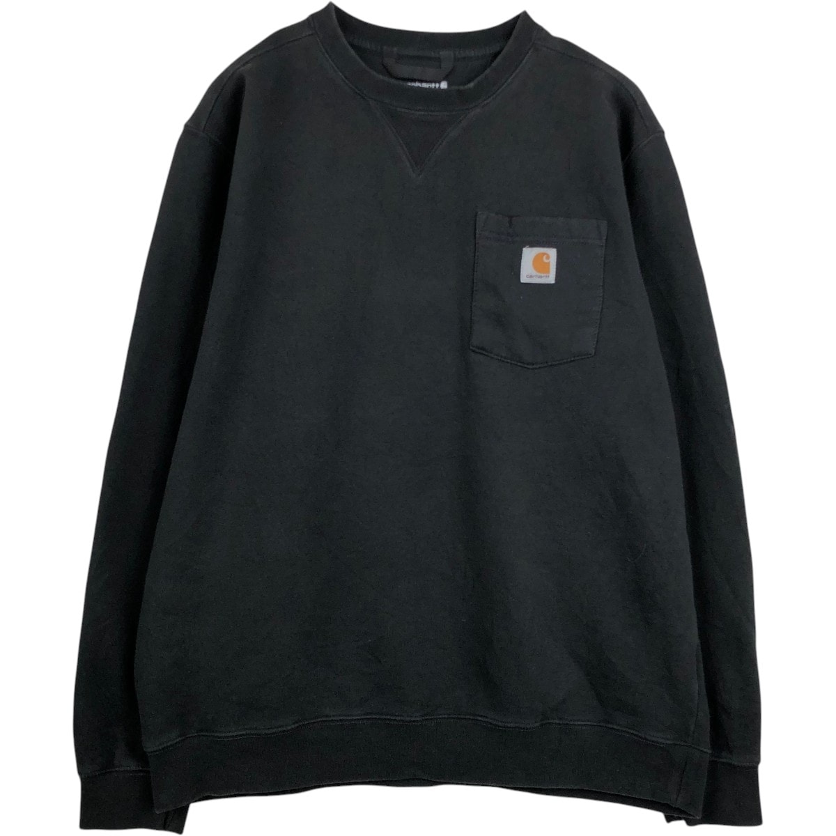 古着 カーハート Carhartt Loose Fit ワンポイントロゴスウェットシャツ トレーナー メンズL相当/eaa681573