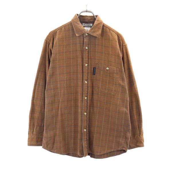 Columbia 長袖 チェックシャツ