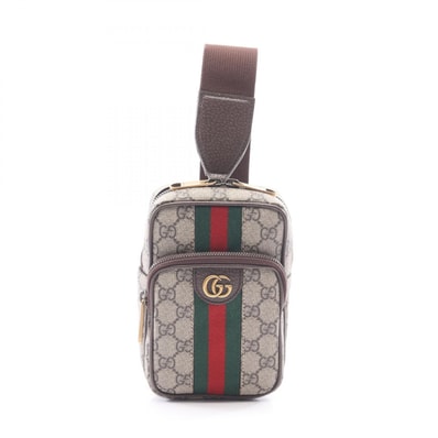 グッチ GUCCI GGマーモント GGスプリーム ウエストバッグ ボディバッグ バッグ PVCコーティングキャンバス レザー メンズ レディース ベージュ系 / ブラウン系 7525659C2ST8746 【新品】
