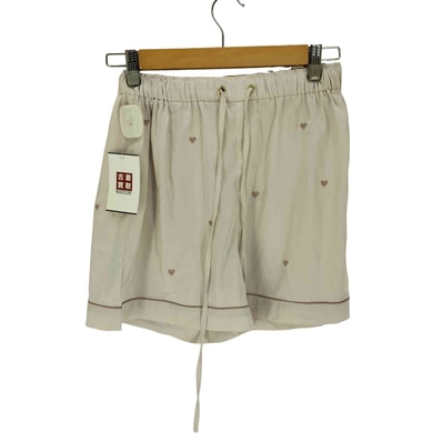 ハート刺繍 ルームウェア ショートパンツ【1142542431863】