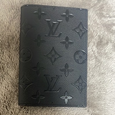 ルイ・ヴィトン Louis Vuitton クーヴェルテュールパスポール NM パスポート入れカード入れ力 ードケースモノグラムエクリプス ノワール(ブラック)M64501 メンズ【中古】