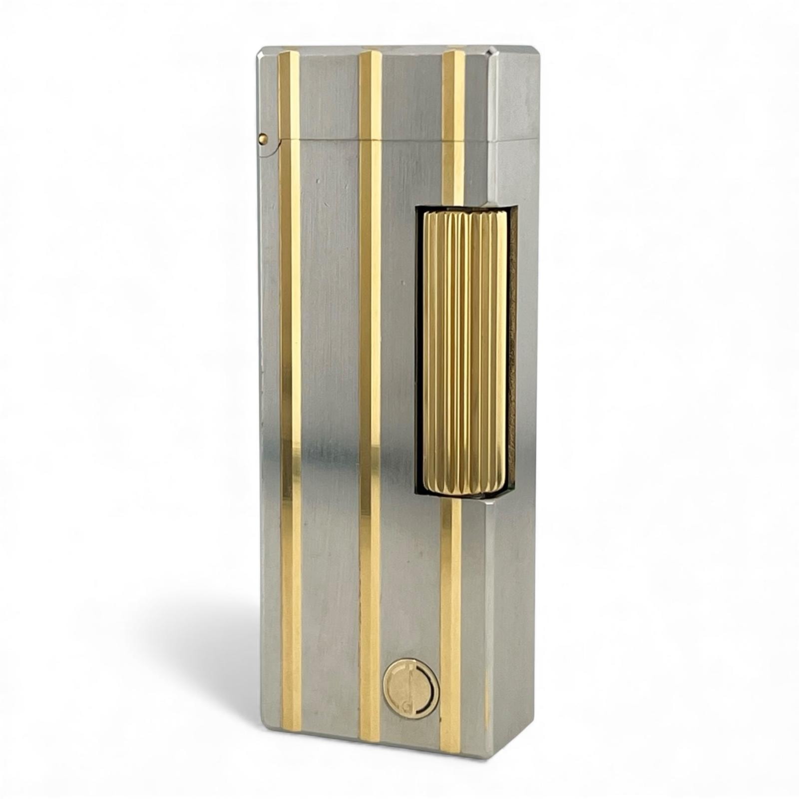 美品 ダンヒル ライター シルバー ゴールド メンズ