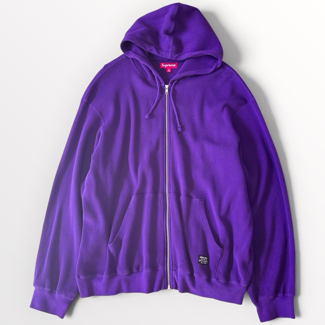 Supreme Hooded Zip Up Thermal "Purple"