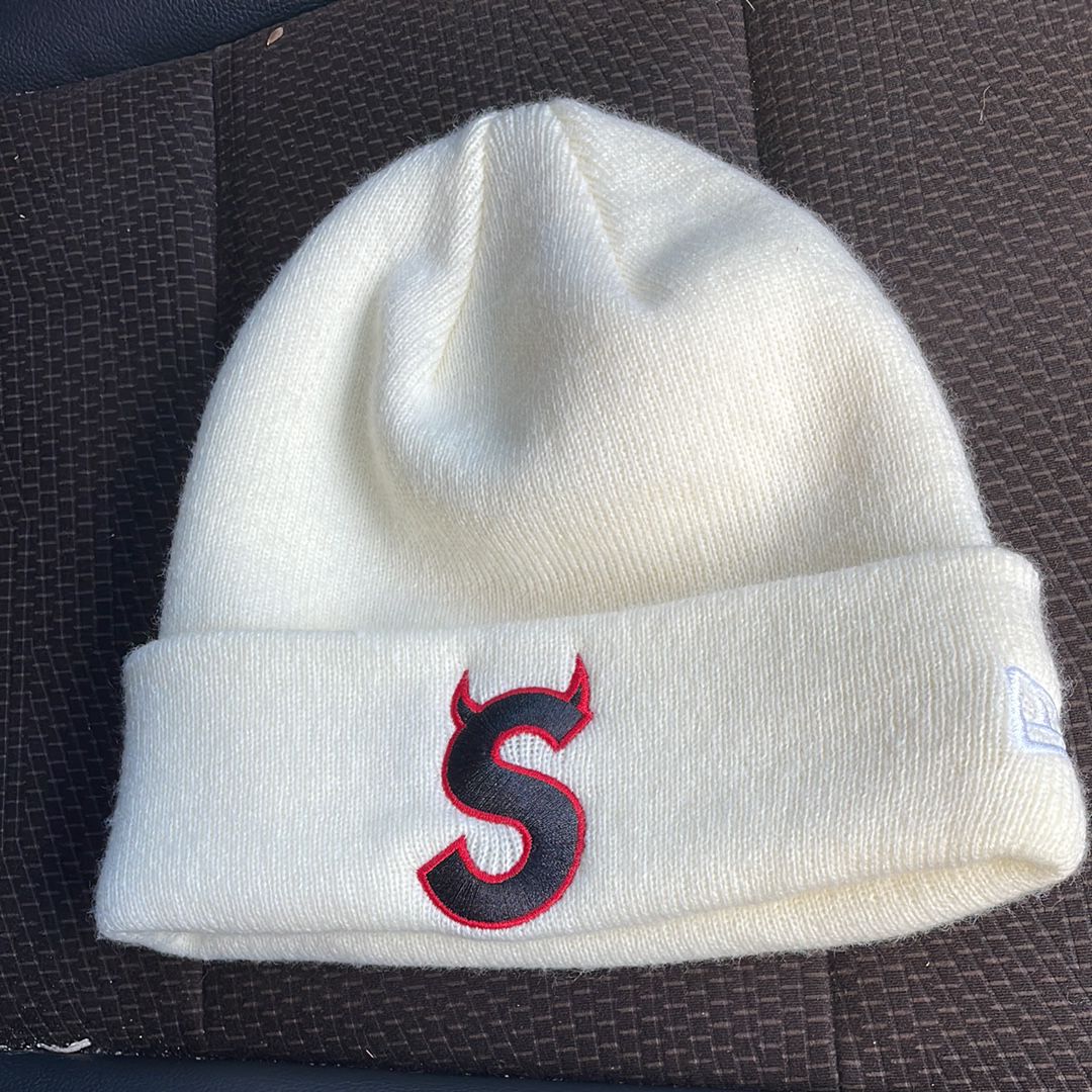 Supreme New Era S Logo Beanie "Natural" (22FW)