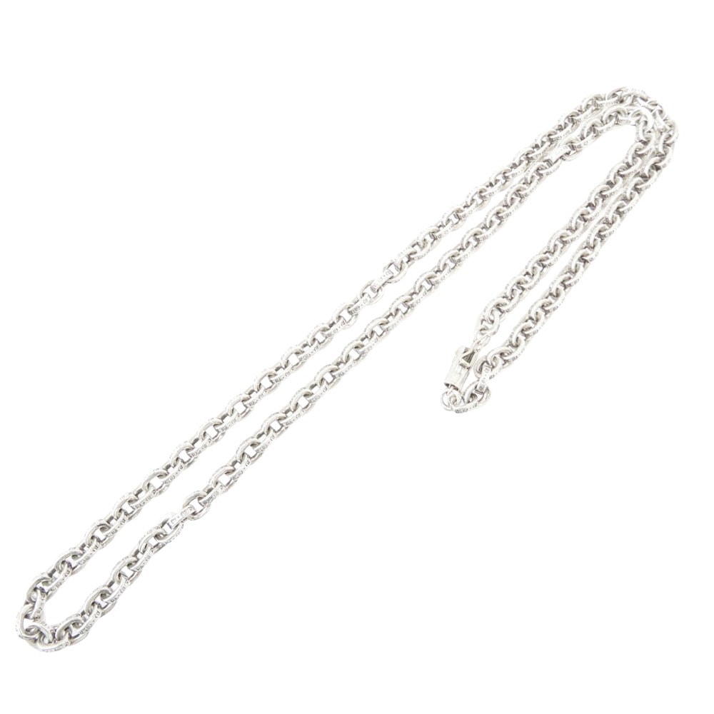 CHROME HEARTS クロムハーツ(原本無) ネックレス PAPER CHAIN 20 ペーパーチェーンネックレス 20inch 20インチ シルバー系【中古】