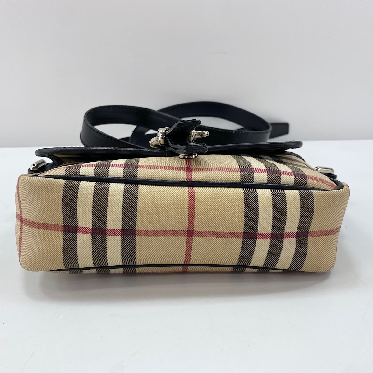 C (やや傷や汚れあり)】バーバリー BURBERRY ノバチェック ショルダー