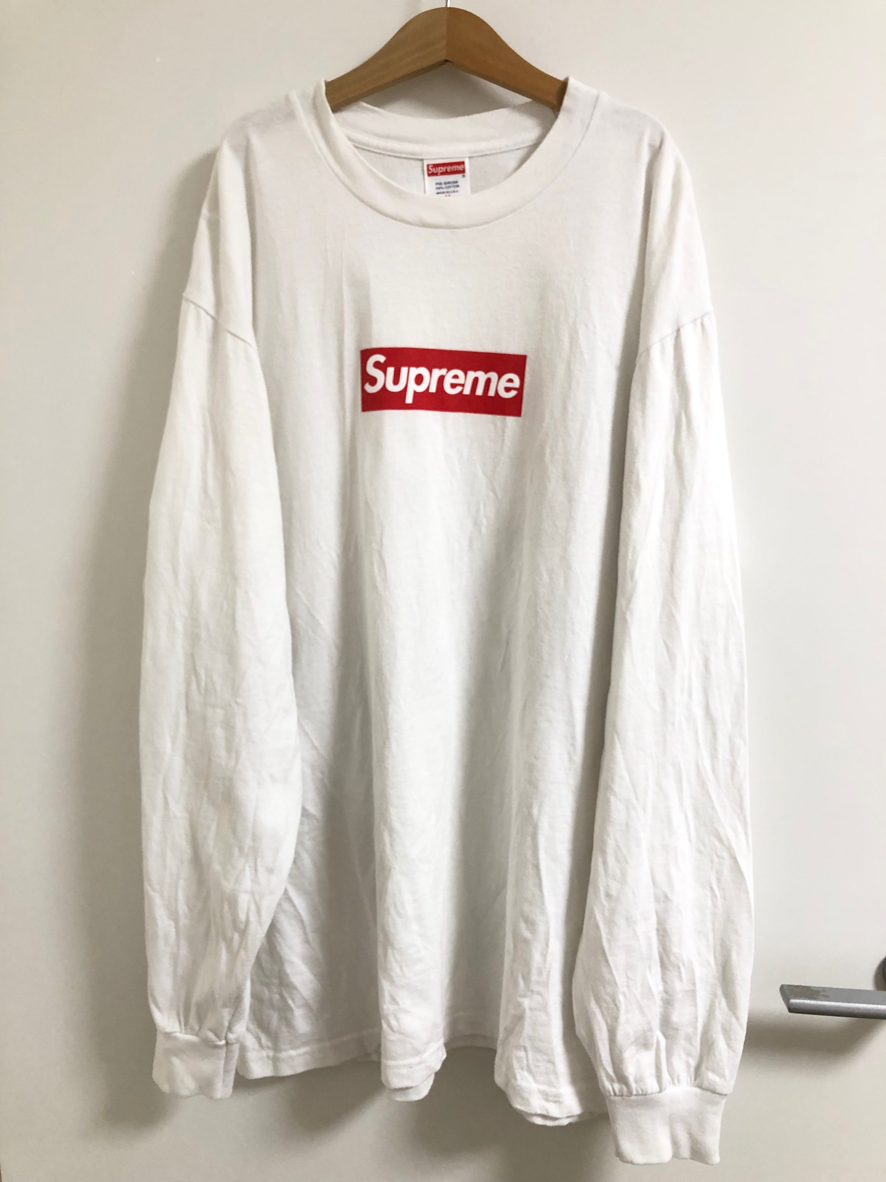 Supreme Box Logo L/S Tee "White"