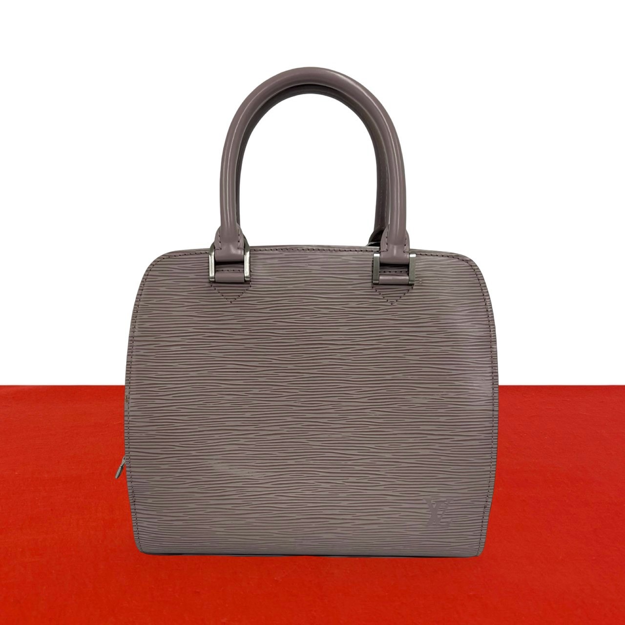 LOUIS VUITTON ルイヴィトン ポンヌフ エピ レザー ハンドバッグ ライラック パープル
 80-10