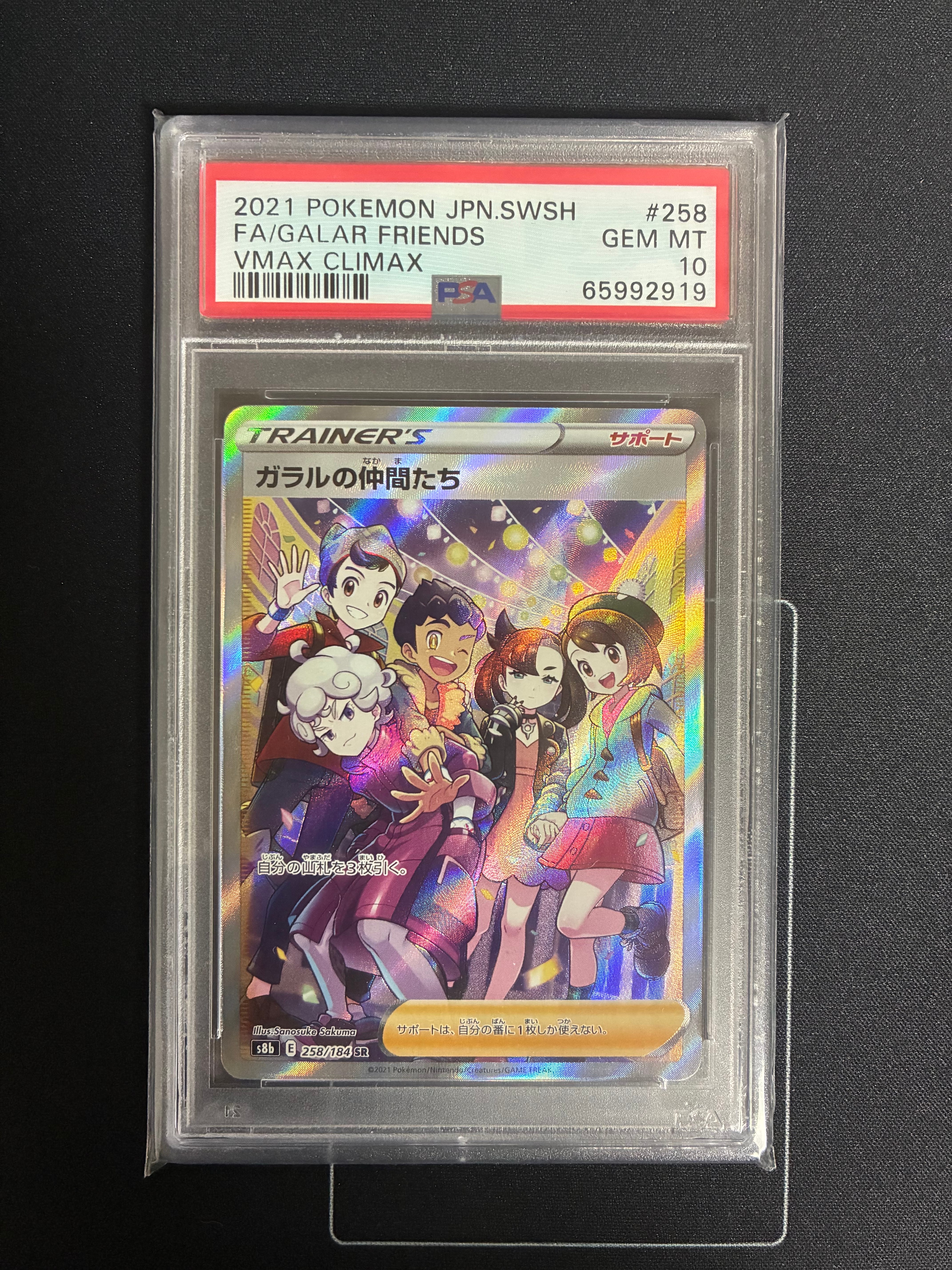 ガラルの仲間たち SR[S8b 258/184](ハイクラスパック「VMAXクライマックス」)
