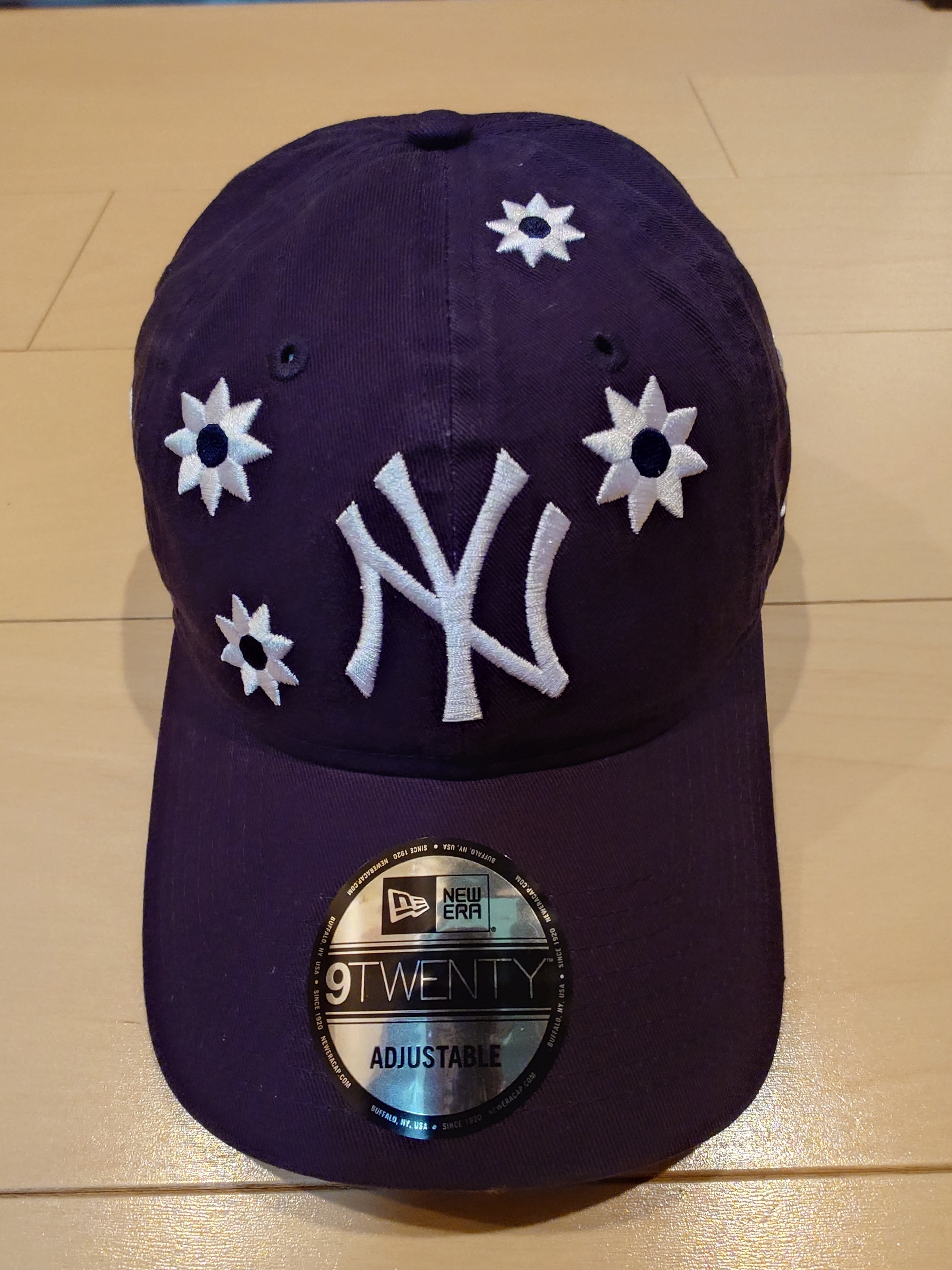 NEW ERA x MLB 9TWENTY Flower Embroidery New York Yankees "Navy"