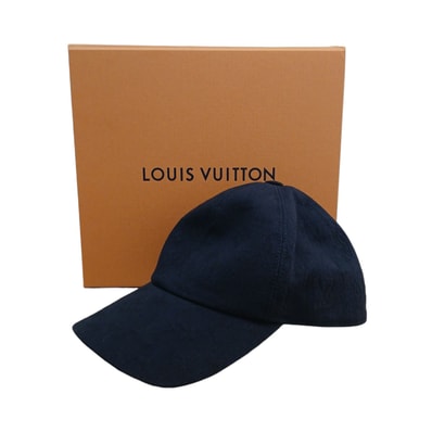 LOUIS VUITTON ルイ・ヴィトン キャップ・モノグラム エッセンシャル ベースボールキャップ キャップ M5381L M76585 ブラック メンズ【中古】