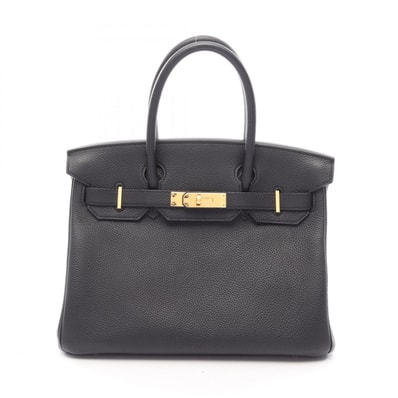 エルメス HERMES バーキン30 ハンドバッグ バッグ レザー トゴ トゴ ブラック(エルメス) X刻印(2016年製造) レディース ブラック系 【中古】