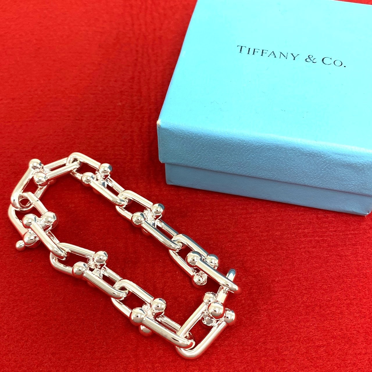 TIFFANY&Co. ティファニー ハードウェア ラージリンク 16コマ ブレスレット シルバー925 ブレスレット シルバー
41670