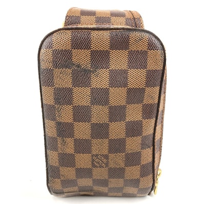 ルイヴィトン LOUIS VUITTON ジェロニモス 旧 N51994 ダミエ カバン ショルダーバッグ ウエストバッグ ボディバッグ ダミエキャンバス エベヌ ブラウン