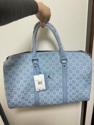 Nike Jordan Brand Monogram Duffle Bag (25L) "Chambray"