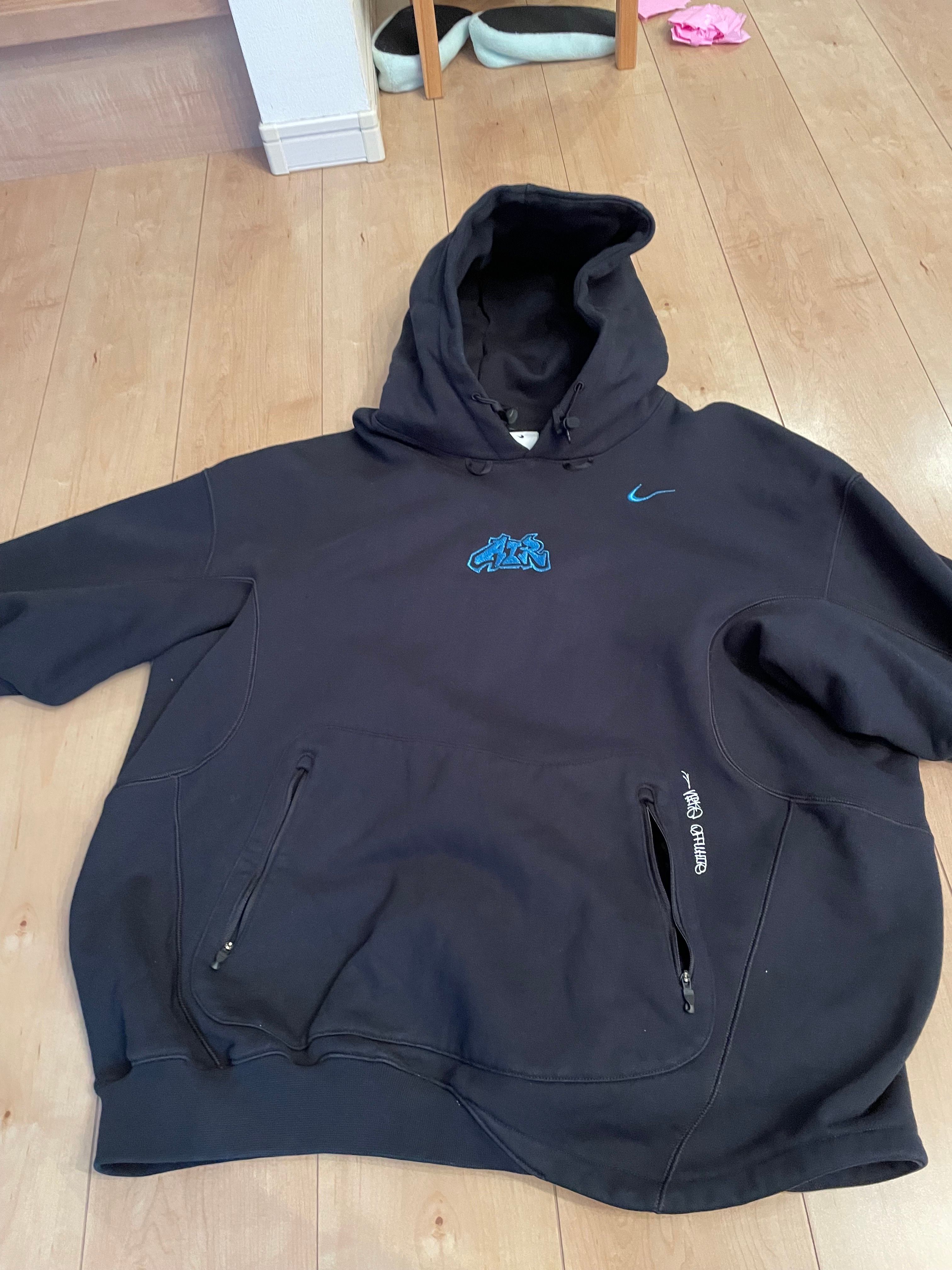 Nike x Off-White Men's Fleece Parka 006 "Black"