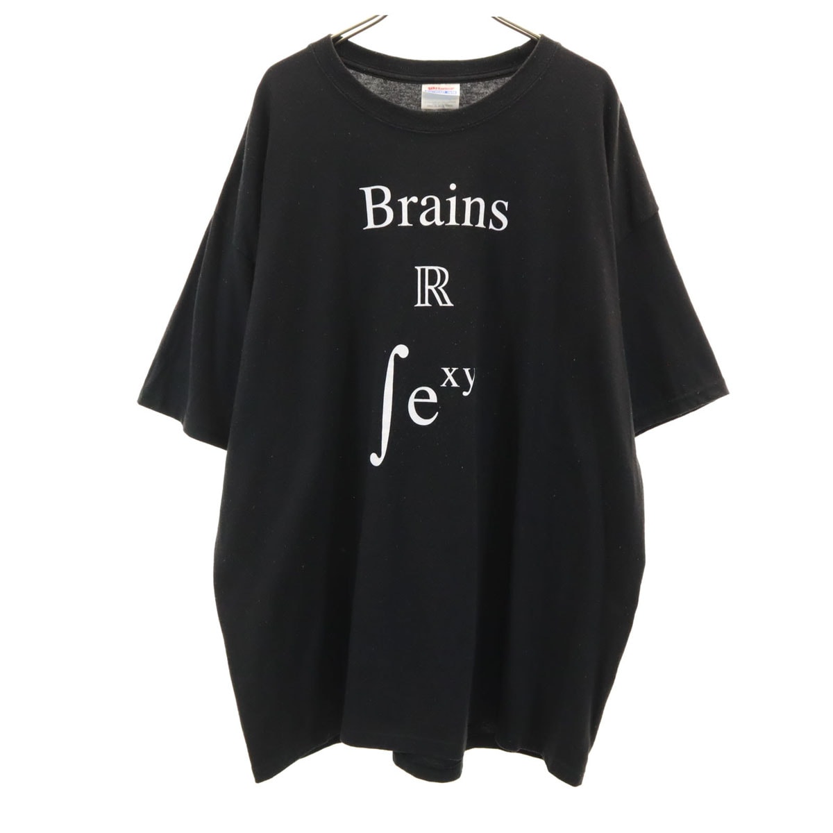 Hanes ヘインズ 00s オールド 半袖 ヘビーウェイト50/50 Tシャツ 2XL ブラック ビッグサイズ