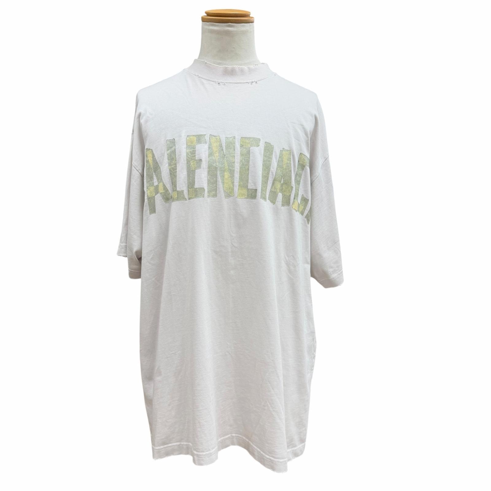 極美品 バレンシアガ 半袖Tシャツ ベージュ メンズ L 739784
