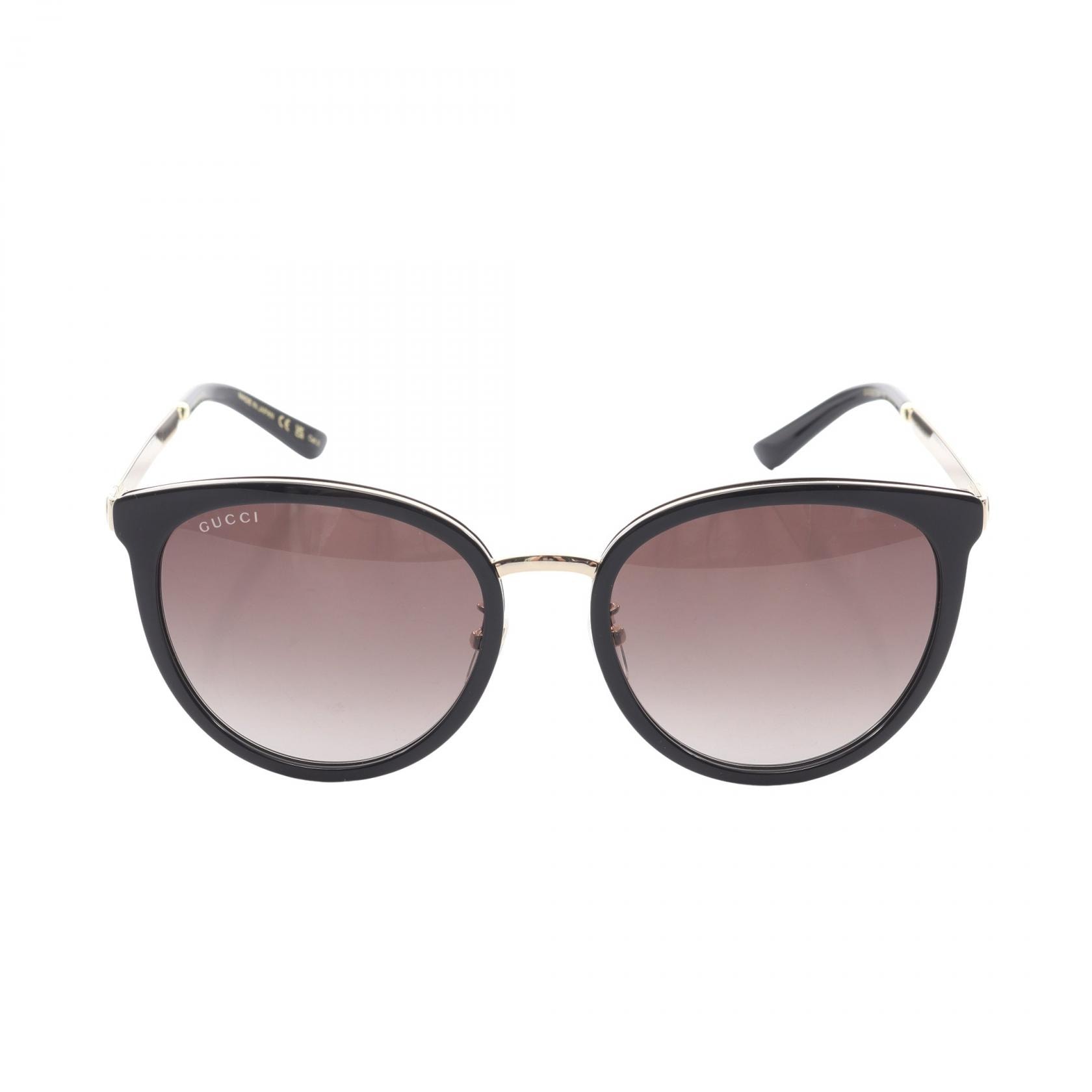 グッチ GUCCI ボストン サングラス 衣料品 プラスチック / GP メンズ レディース ブラック系 / ゴールド系 / マルチカラー GG0077SK001 【新品】